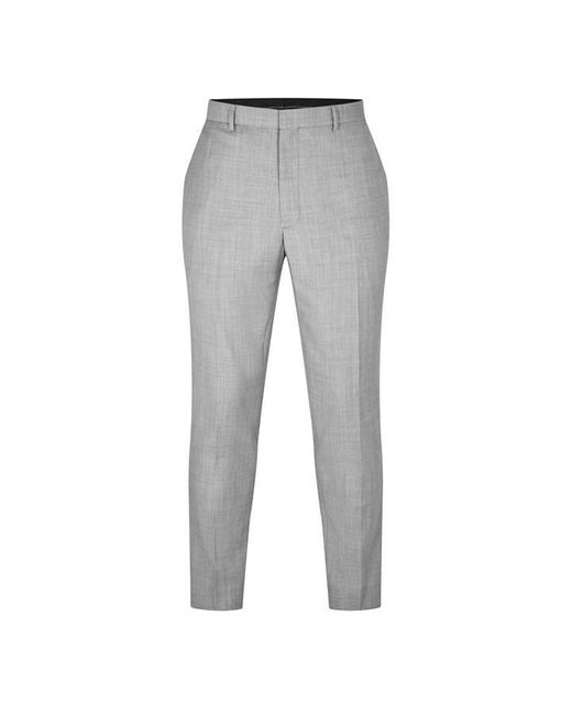 Ted Baker Gray Denali Slim Fit Suit Trouser for men