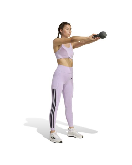 Adidas Purple Power High Impact Sports Bra