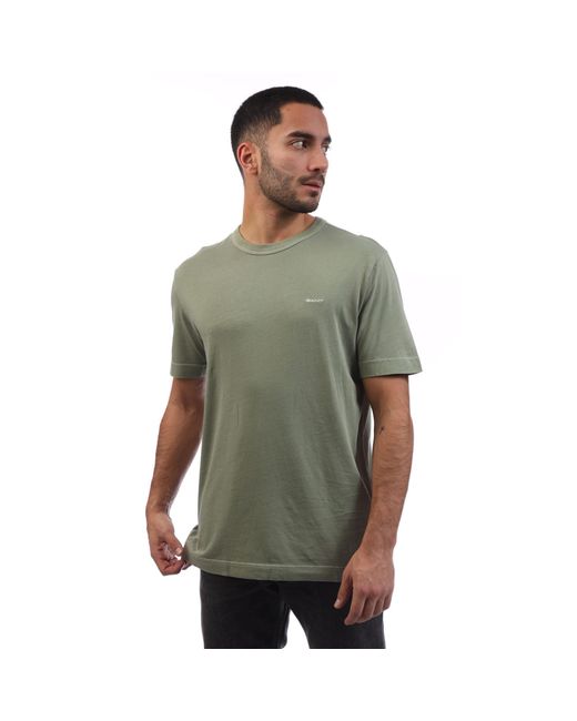 Gant Green Sunfaded T-Shirt for men