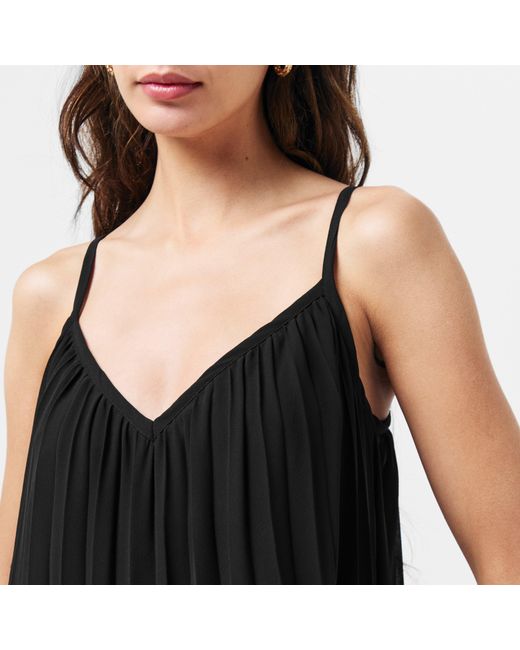 Vero Moda Black Katy Pleated Maxi Dress
