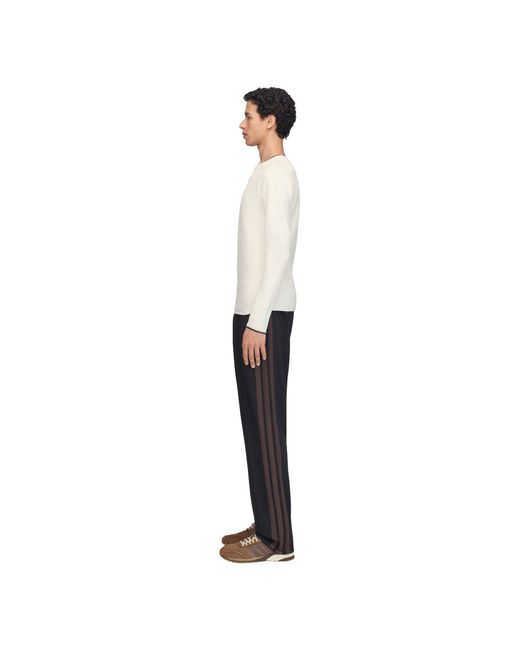 Adidas Originals White By Wales Bonner X Y3 Knit Base Long Sleeve Top for men