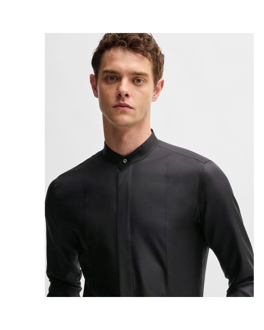Boss Black L-Hays-Party-244 Silk Shirt for men