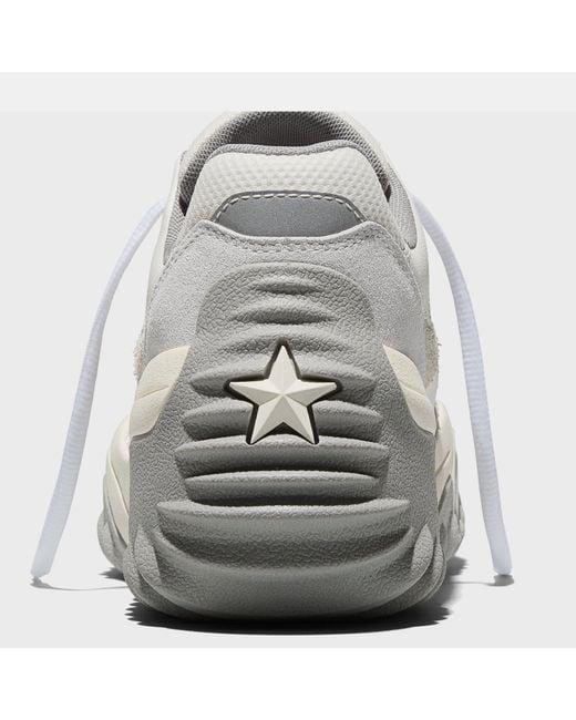 Converse Gray Wave Motion Platform Trainers