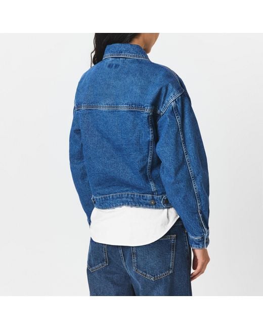 Guess Blue Oversize Denim Jacket
