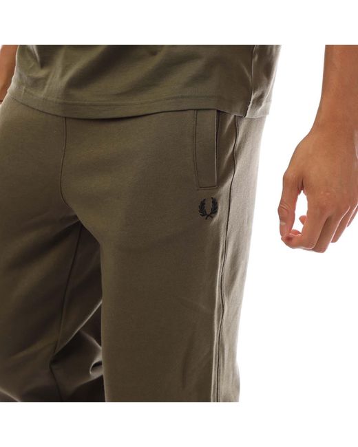 Fred Perry Brown Loopback Sweatpants for men