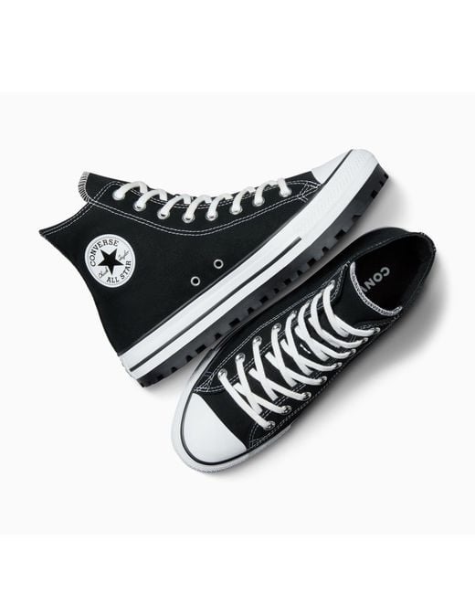 Converse Black Chuck Taylor All Star Cit High-Top Trainers