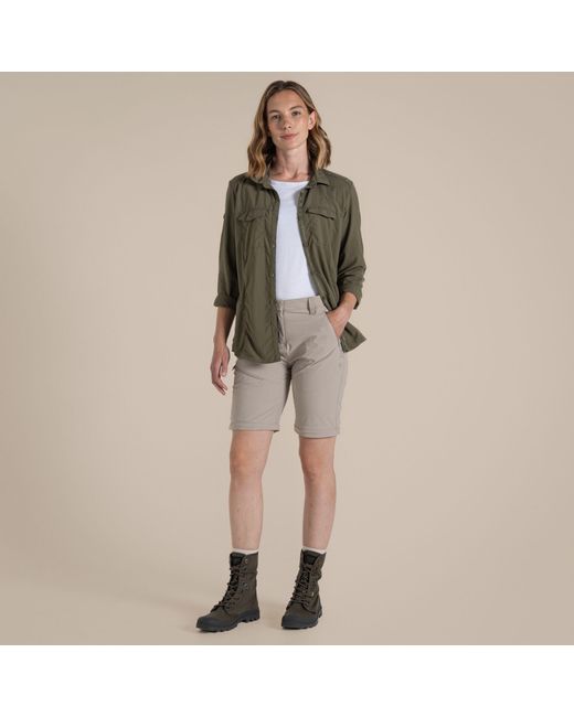 Craghoppers Natural Nosilife Pro Convertible Iii Lightweight Trousers