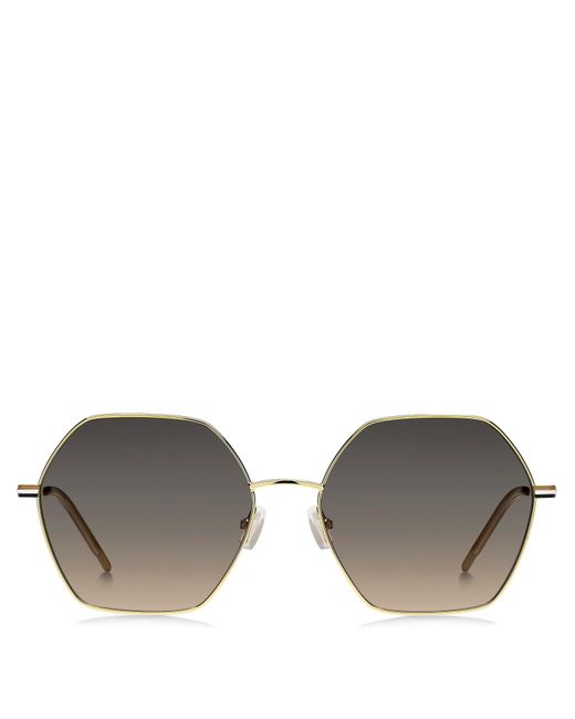 Boss Metallic Geo Round Sunglasses