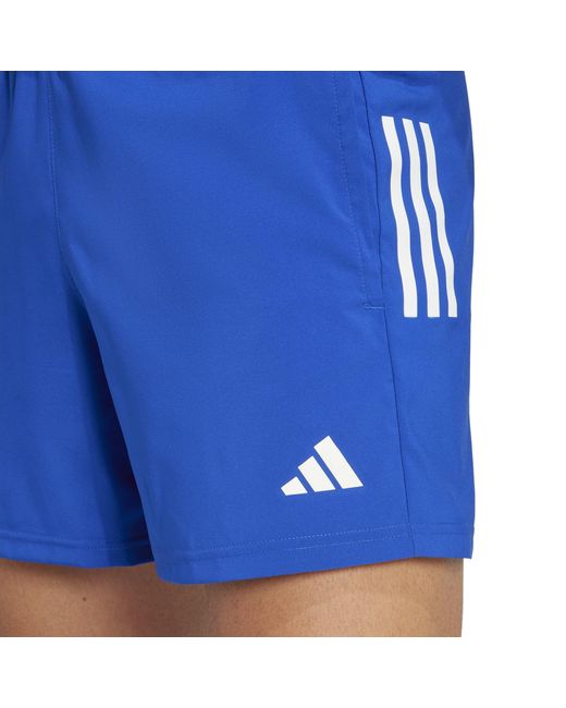 Adidas Blue Own The Run Shorts Running for men