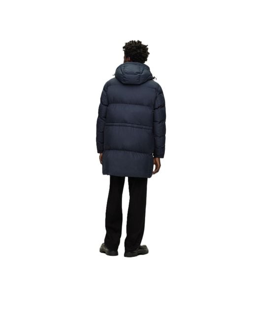 Boss Blue Condolo Short Puffer Jacket for men