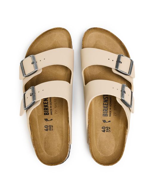 Birkenstock Natural Arzna Adjustable Flat Sandals
