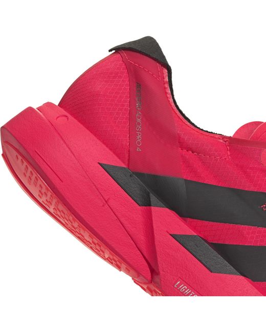 Adidas Pink Adizero Adios Pro 4 Shoes Ladies