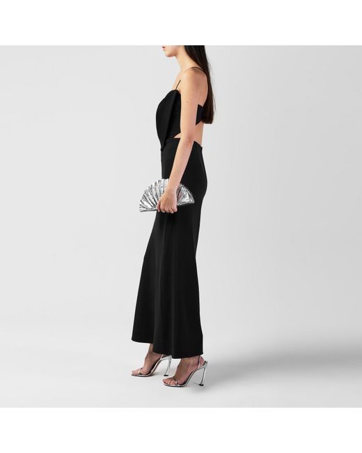Bardot Black Paula Bow Maxi Dress
