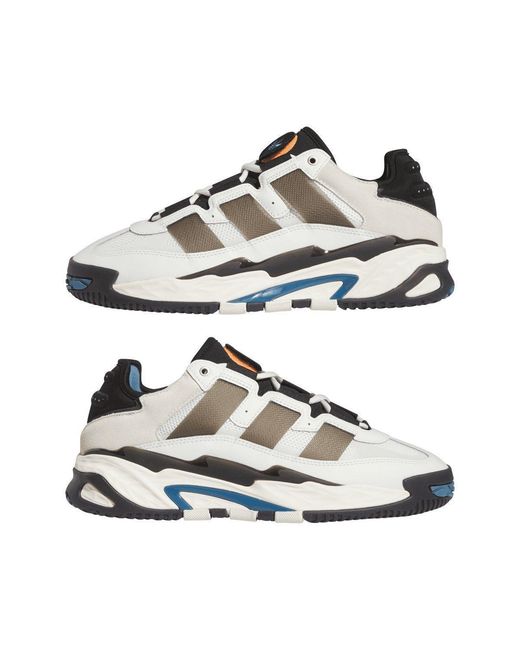 Adidas Originals White Niteball Trainers for men