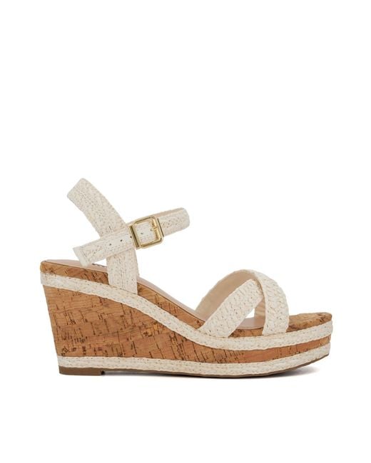Dune Metallic Kelisa Flatform Sandal