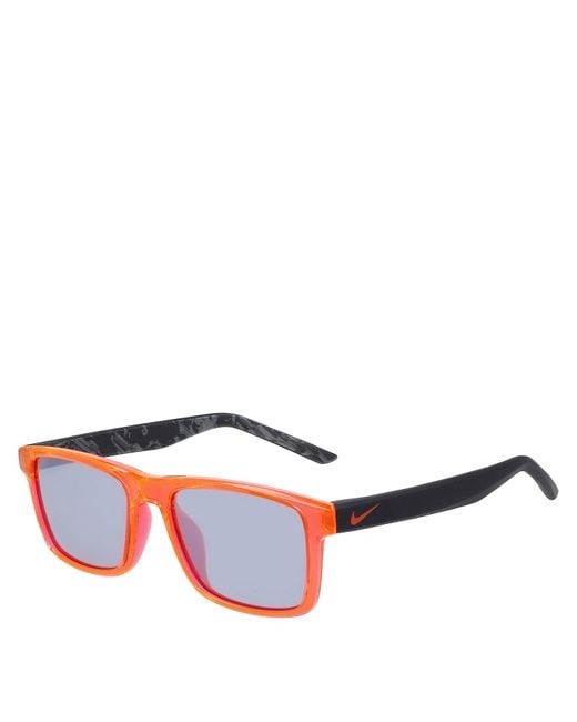 Nike Blue Cheer Rectangle Sunglasses