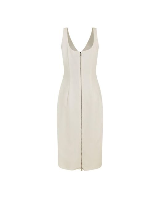 HUGO White Kabari Jersey Skirt