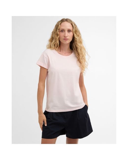 Barbour Pink Bede T-Shirt