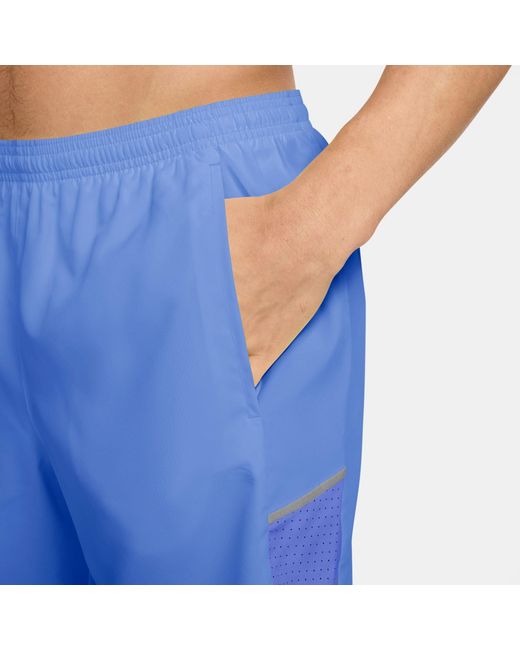 Nike Blue Miler 7 Performance Running Shorts for men