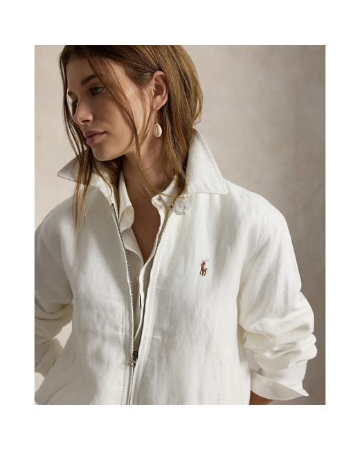 Polo Ralph Lauren White Windbreaker