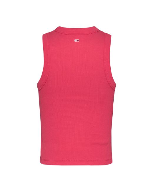 Tommy Hilfiger Pink Slim Tank Vest