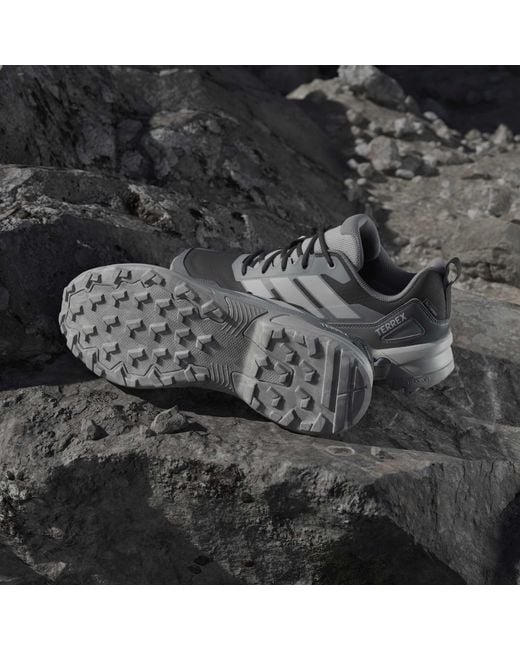 Adidas Gray Waterproof Hiking Shoes for men