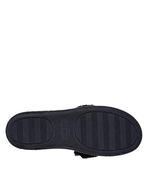 Skechers Black Cozy Campf Full Fit Slipper