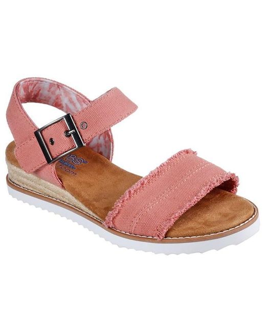 Skechers Pink Desert Kiss-adobe Princess Flat Sandals