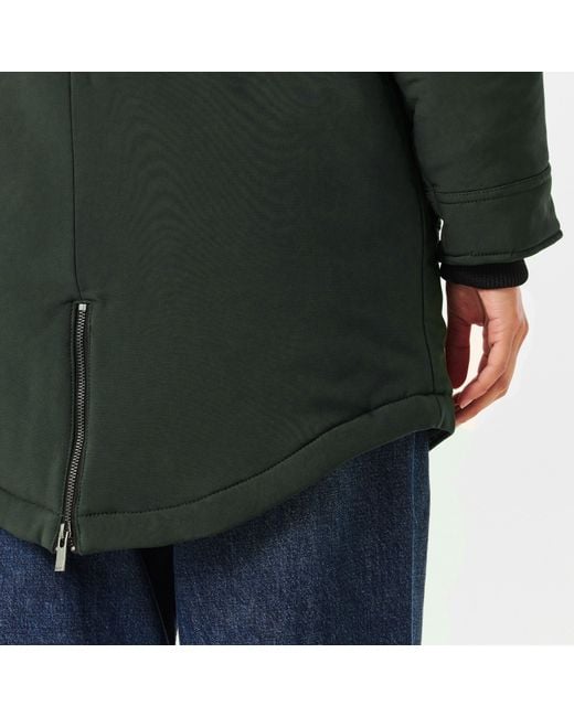 ONLY Green Hooded Long Weather-Resistant Parka
