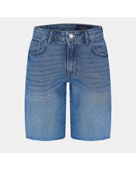 Noisy May Blue Loose Denim Shorts