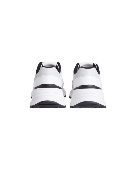 Calvin Klein White Hike Runner Chunky Trainers