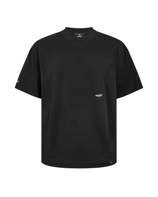 Represent Black Oversized T-Shirt for men