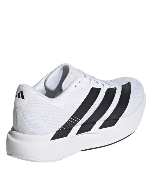 Adidas White Adizero Pacer for men