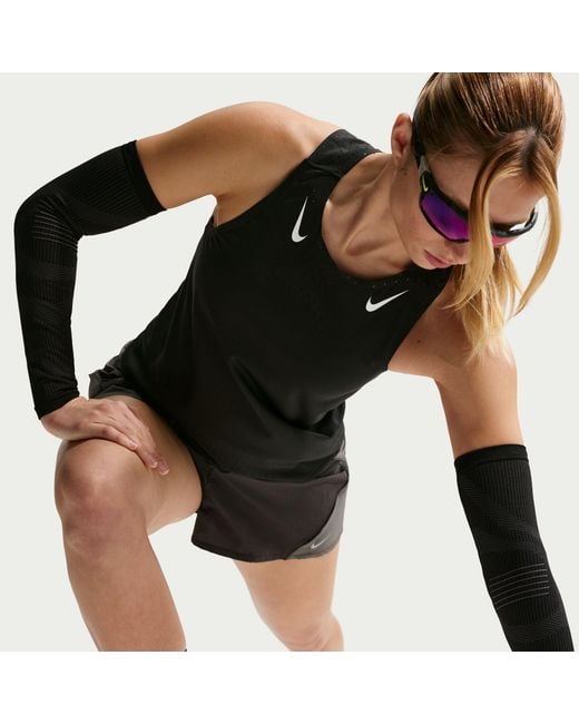 Nike Black Aeroswift Dri-Fit Adv Running Vest