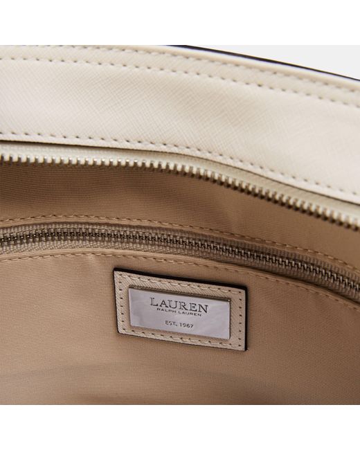 Ralph Lauren White Medium Karly Tote
