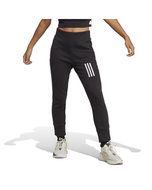 Adidas Black Mission Victory High Waist Closed Hem Poly Jogger