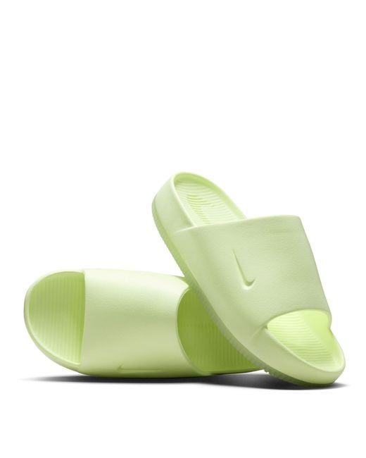 Nike Green Calm Slides