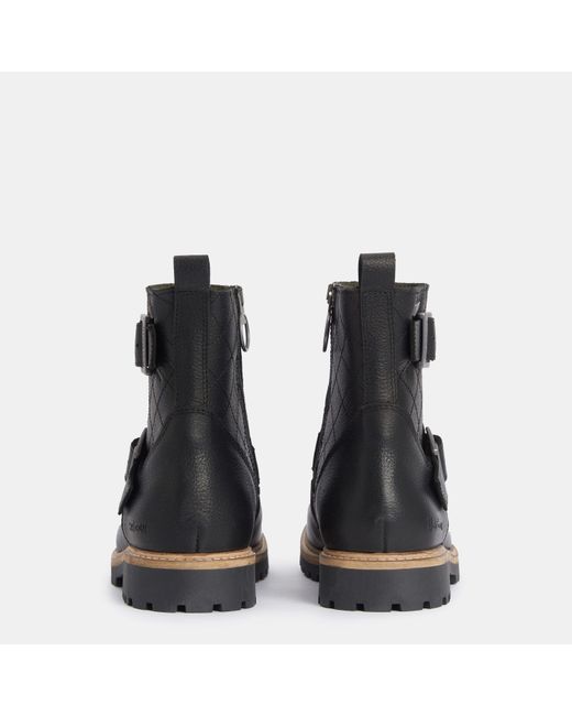 Barbour Black Bramble Double Buckle Boots