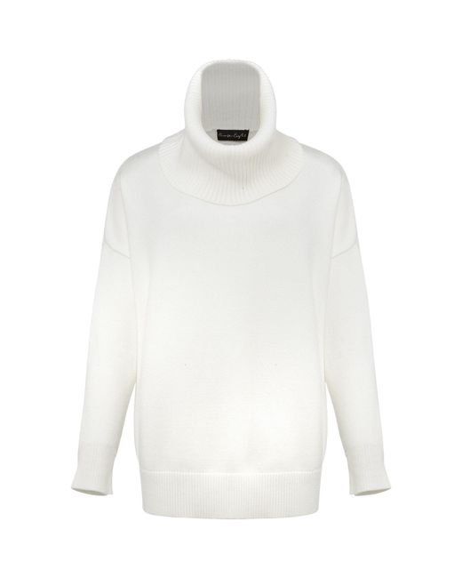 Phase Eight White Etty Chunky Knit Jumper