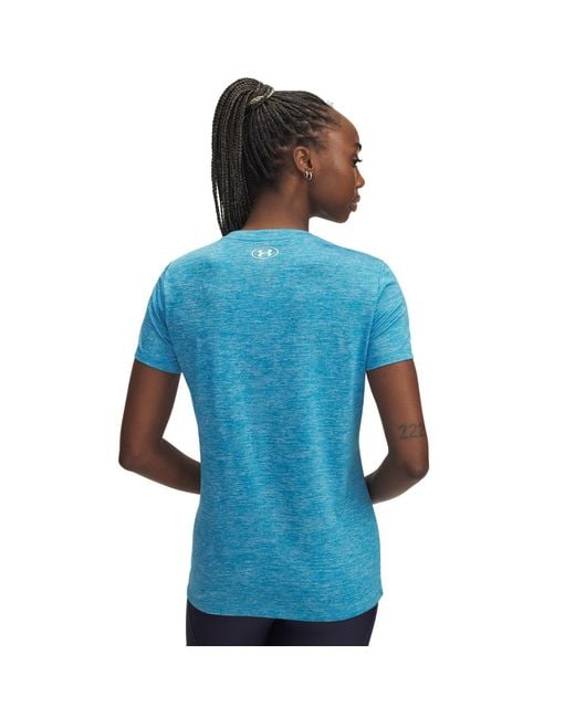 Under Armour Blue Tech Twist Short Sleeve
