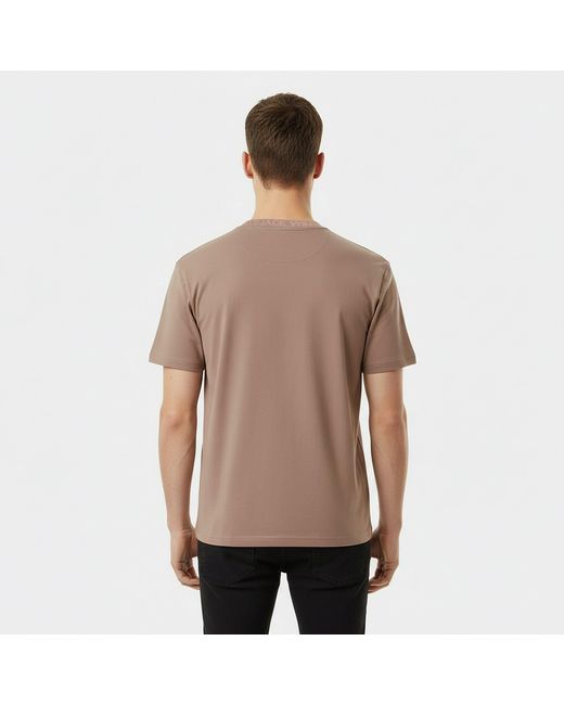 Jack Wills Brown Jacquard T-Shirt for men