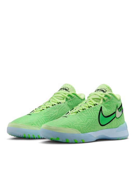 Nike Green Lbj Nxt Gen for men
