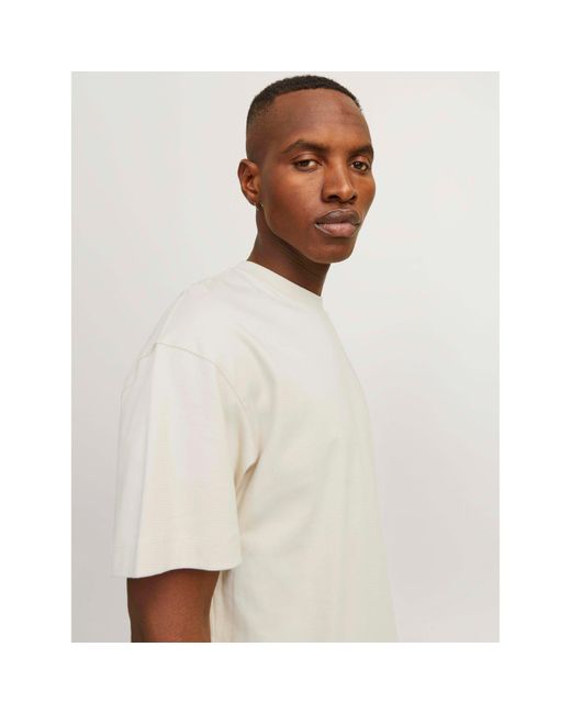 Jack & Jones White Urban Edge 220 Gsm T-Shirt for men