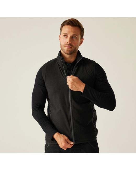 Regatta Black Navigate Fleece Bodywarmer for men