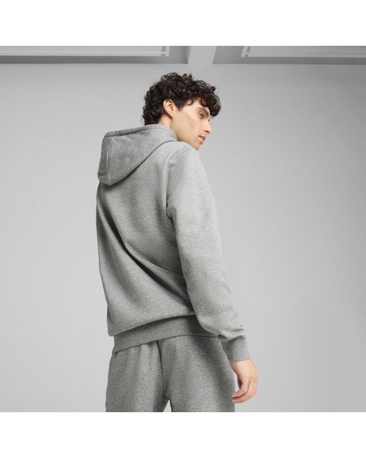 PUMA Gray Overhead Hoodie for men