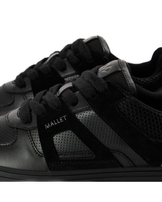 Mallet Black Fenchurch Chunky Trainers for men