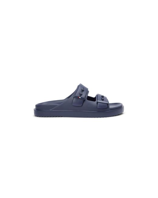 Tommy Hilfiger Blue Slider Slippers for men