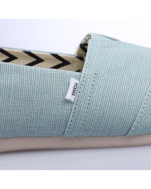 TOMS Blue Alpargata Classic Espadrilles for men