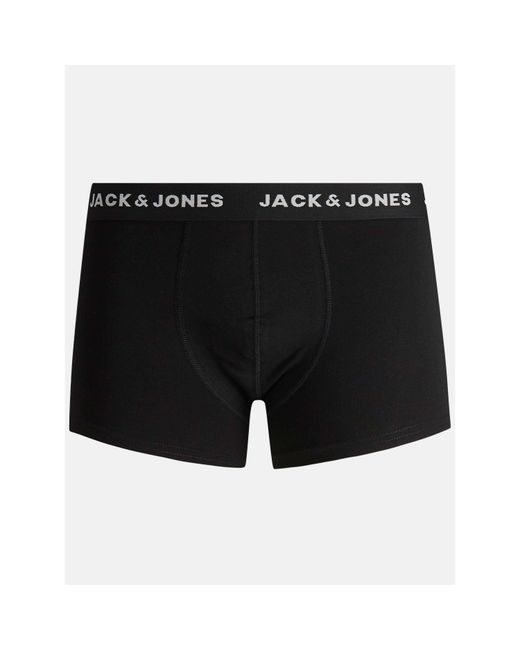 Jack & Jones Black Jack 7-Pack Basic Trunks Plus Size for men