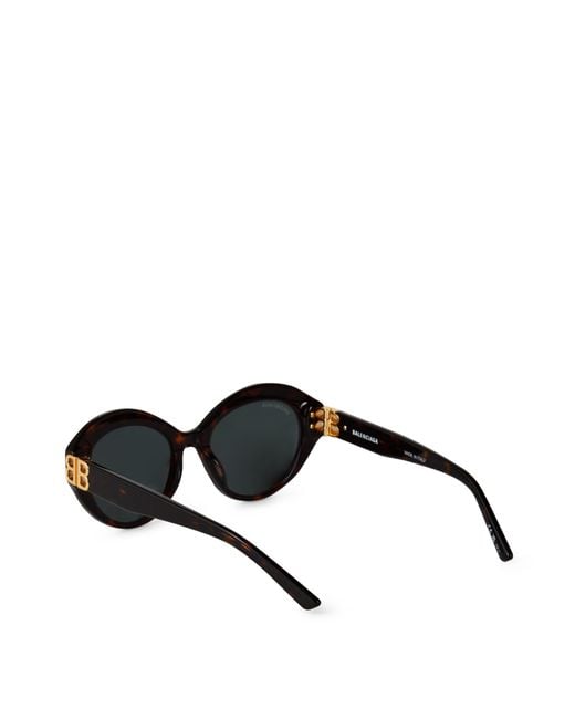 Balenciaga Black Bb0133S Round Sunglasses